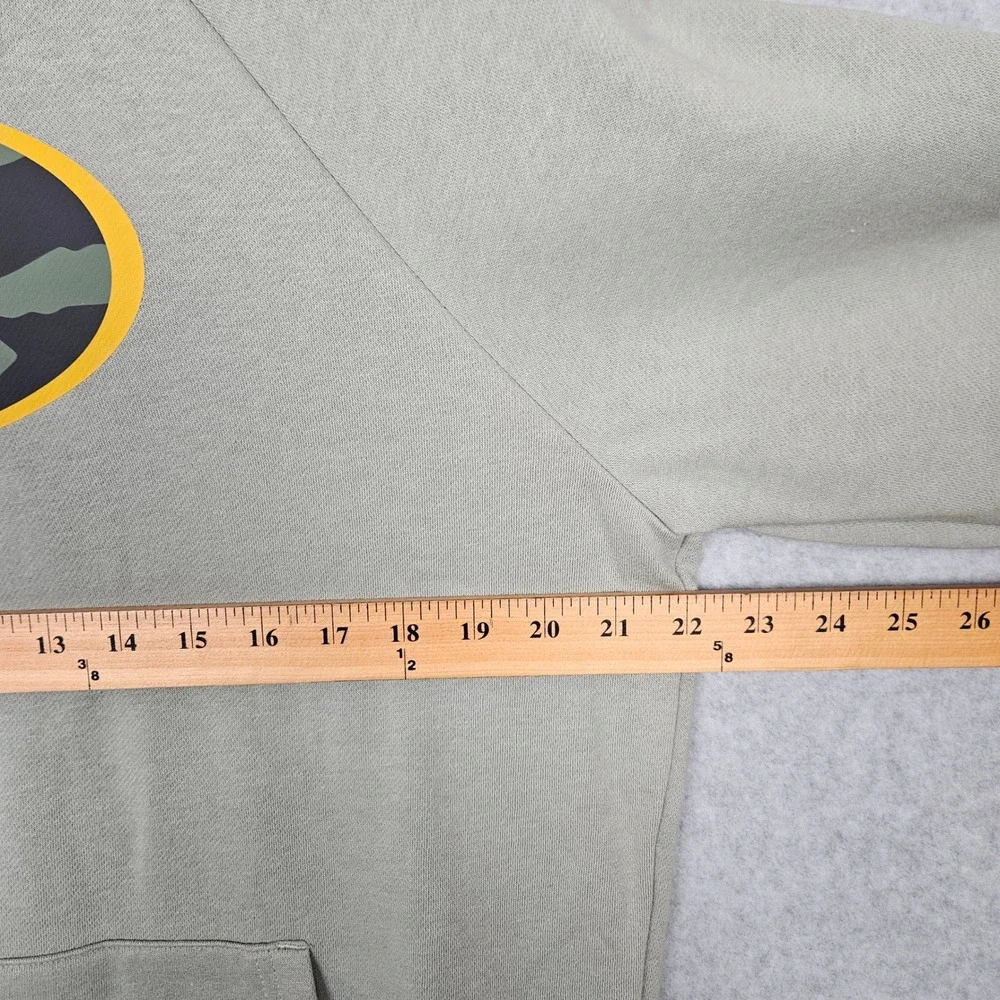 Under Armour Mens Size MedRival Fleece Graphic Hoodie Gray Camo Logo 1389361-504 - Picture 5 of 7